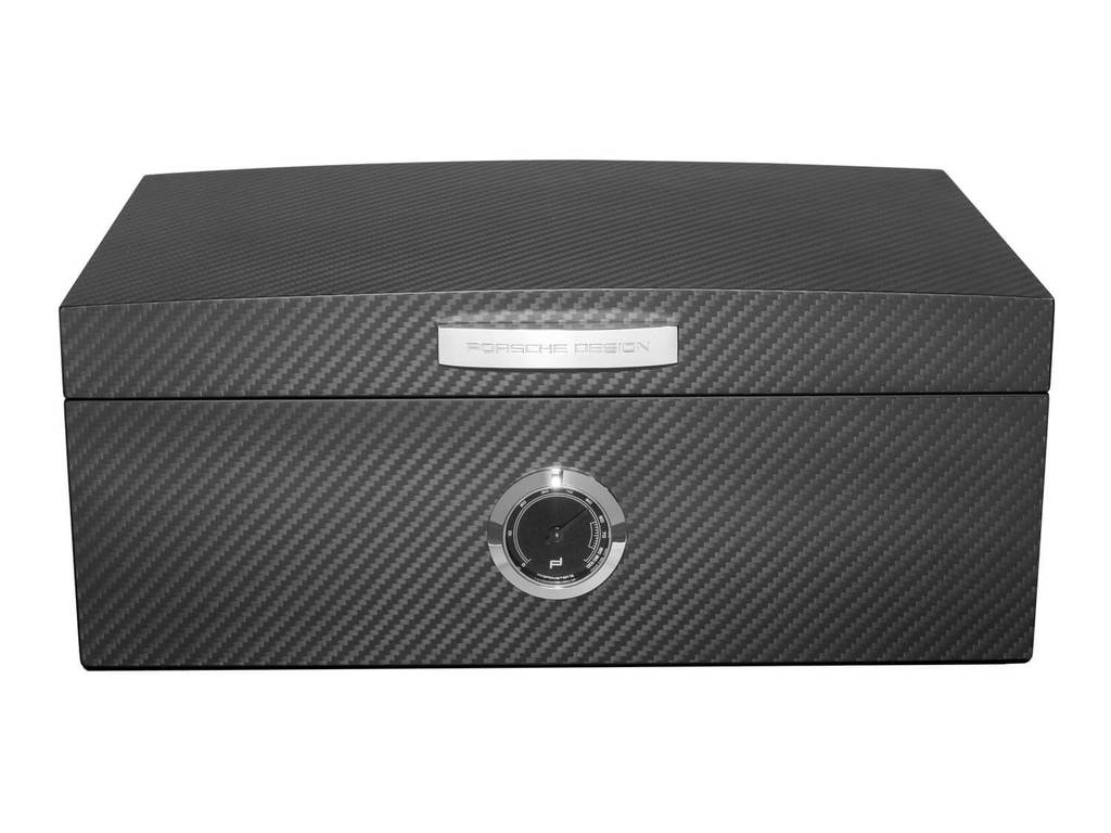 PORSCHE DESIGN ヒュミドール Porsche Design Carbon Fiber and Spanish Cedar Cigar Humidor